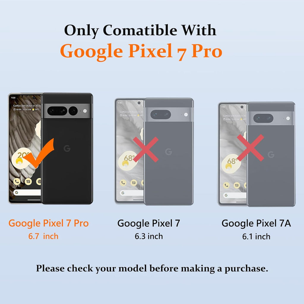 Entronix 2-Pack for Google Pixel 7 Pro, Clear Tempered Glass Screen Protector - Entro Retail