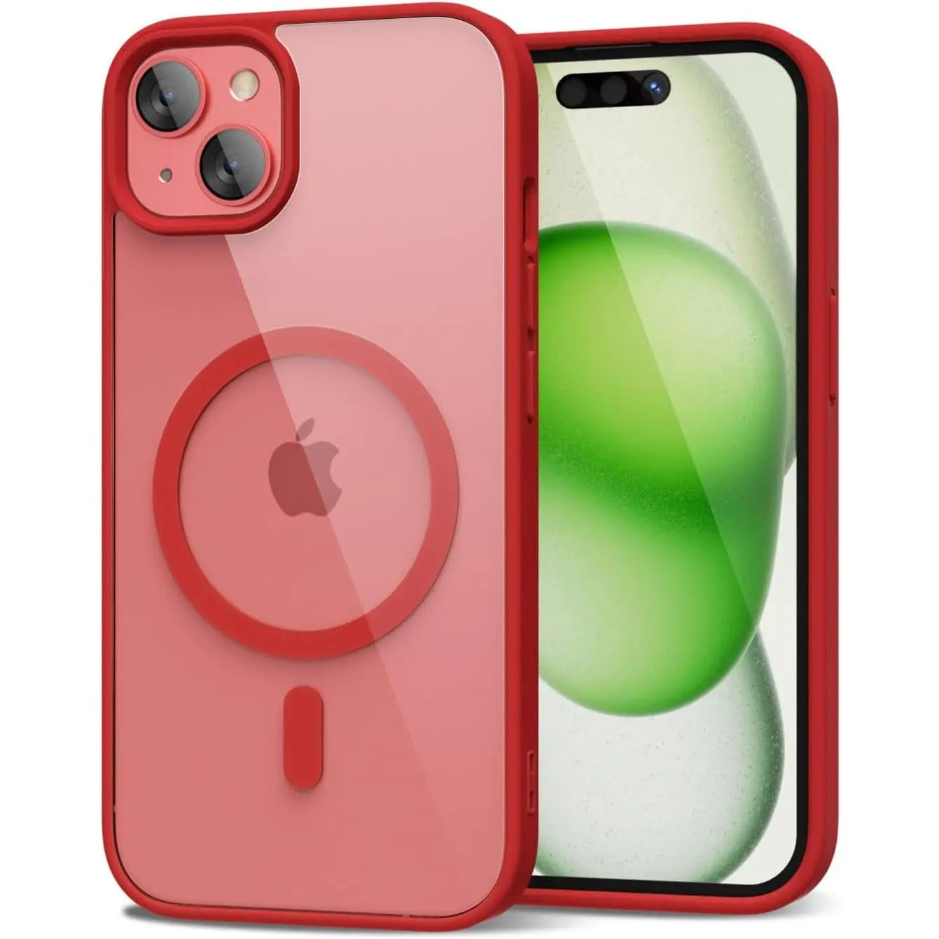 Entronix Pastel Clear Case for Apple iPhone 14 Plus, [Magnetic-Compatible] Clear Back Bumper Cover, - Entro Retail