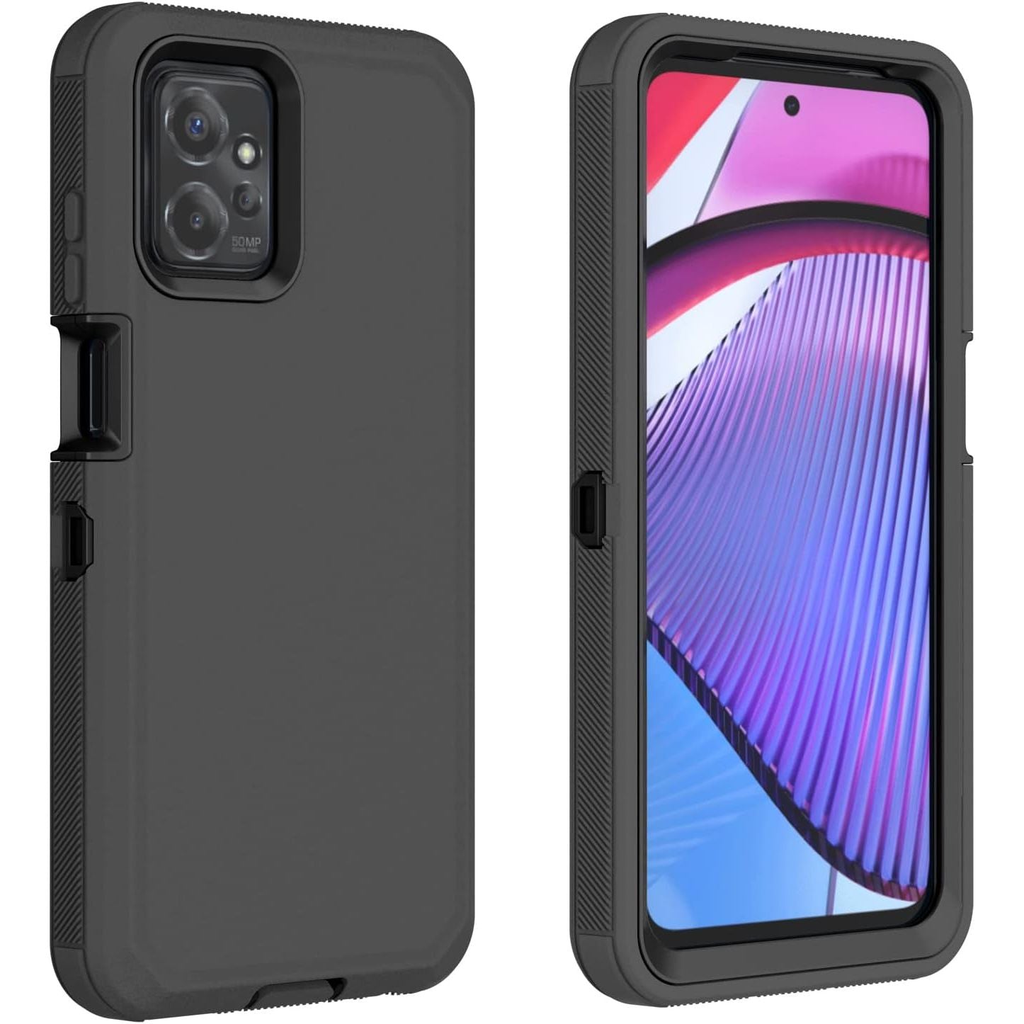 Entronix Heavy Duty Case for Motorola G Power 2023, Triple-Layer & Full Protection, - Entro Retail