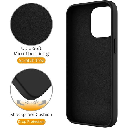 Entronix Silicone Case Designed for Apple iPhone 16 Pro with Stand, Protection Shockproof Dropproof Dustproof Slim Design Phone Cover - Entro Retail