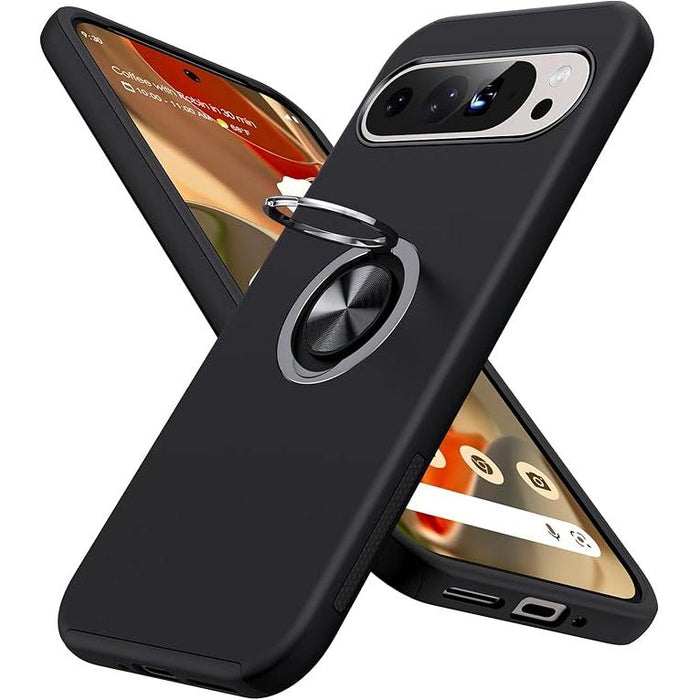 Entronix Google Pixel 9 Pro XL Case - 360º Circular Ring Holder, - Entronix