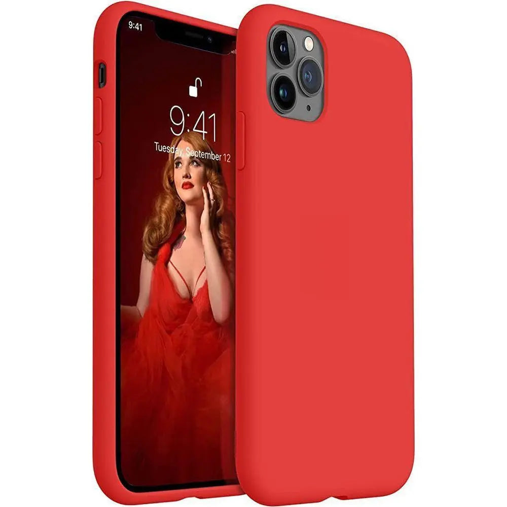 i11 Pro Max Silicone - Red
