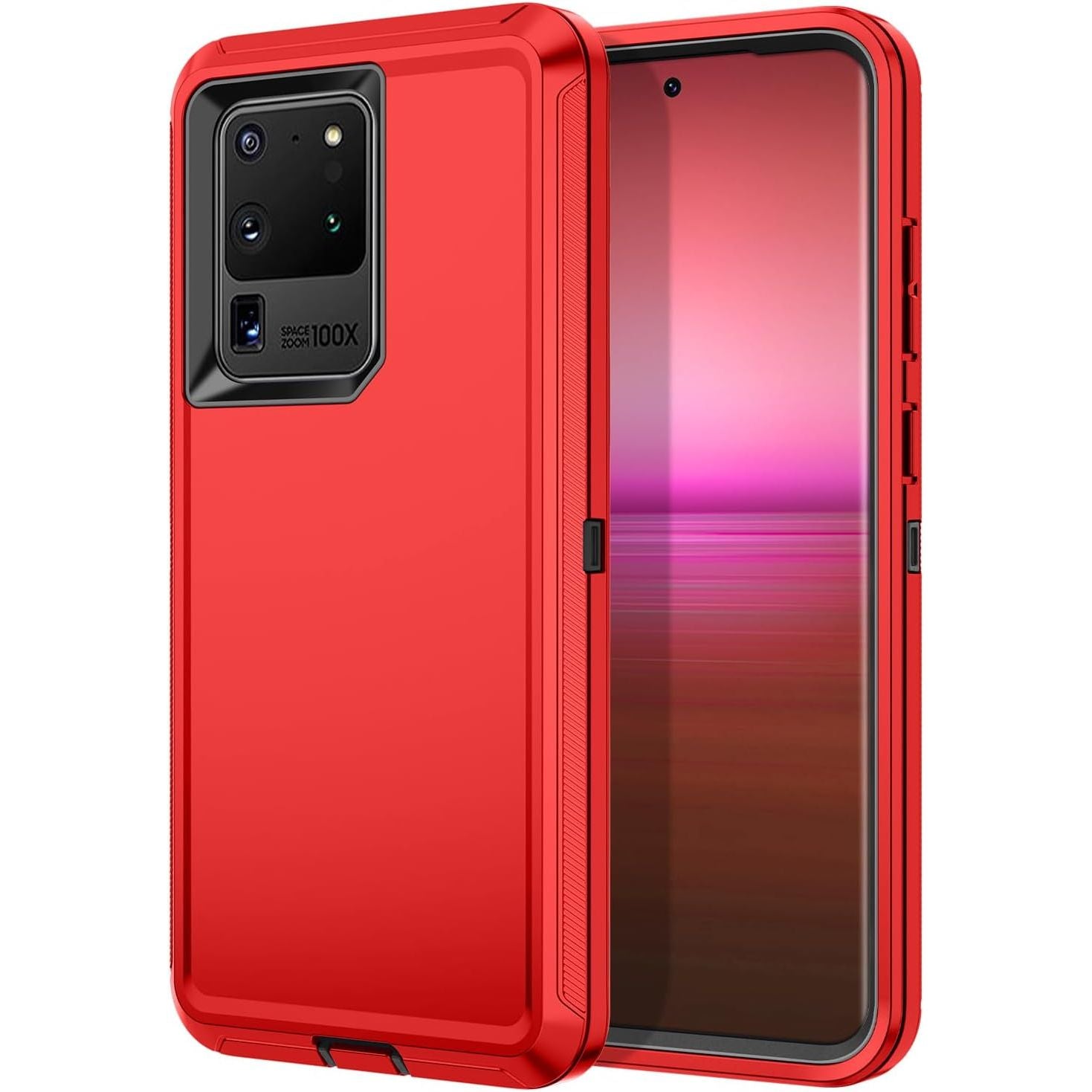 Entronix Heavy Duty Case for Samsung Galaxy S20 Ultra, Triple-Layer & Full Protection, - Entro Retail