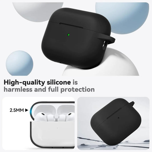 Entronix Case Compatible with AirPods Pro 3rd Gen - Soft-Touch Liquid Silicone - Entronix