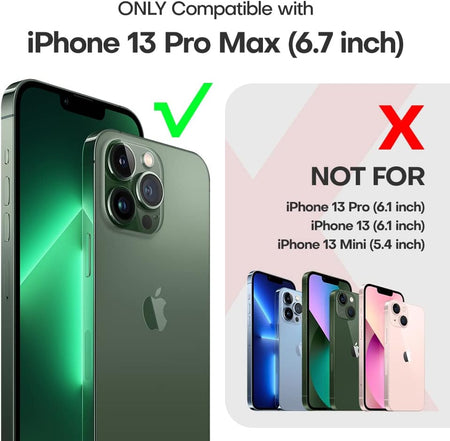 Entronix Apple iPhone 13 Pro Max Crystal Clear Case - Glitter - Entro Retail
