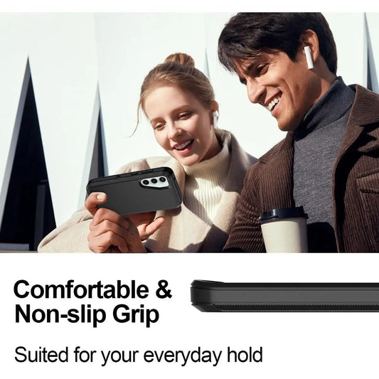 Entronix Bundle Compatible with Galaxy S25 - Heavy Duty Case & 2 Clear Screen Protectors - Entronix