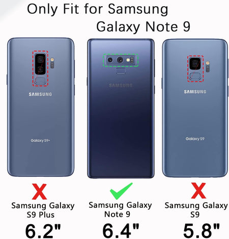 Entronix Heavy Duty Case for Samsung Galaxy Note 9, Triple-Layer & Full Protection, - Entro Retail