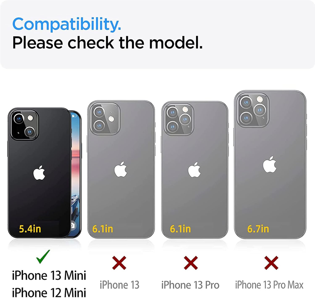 Entronix Case Compatible with iPhone 13 Mini - Dual-Layer Guard Gripstand