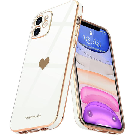 Entronix Apple iPhone 11 Case - [Smile Everyday] Luxury Heart, - Entronix