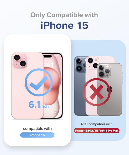 Entronix 3-Pack for Apple iPhone 15, Clear Camera Lens Protector, Easy Installation - Entro Retail