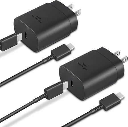 Wall Combo Charger - Type C Black 2