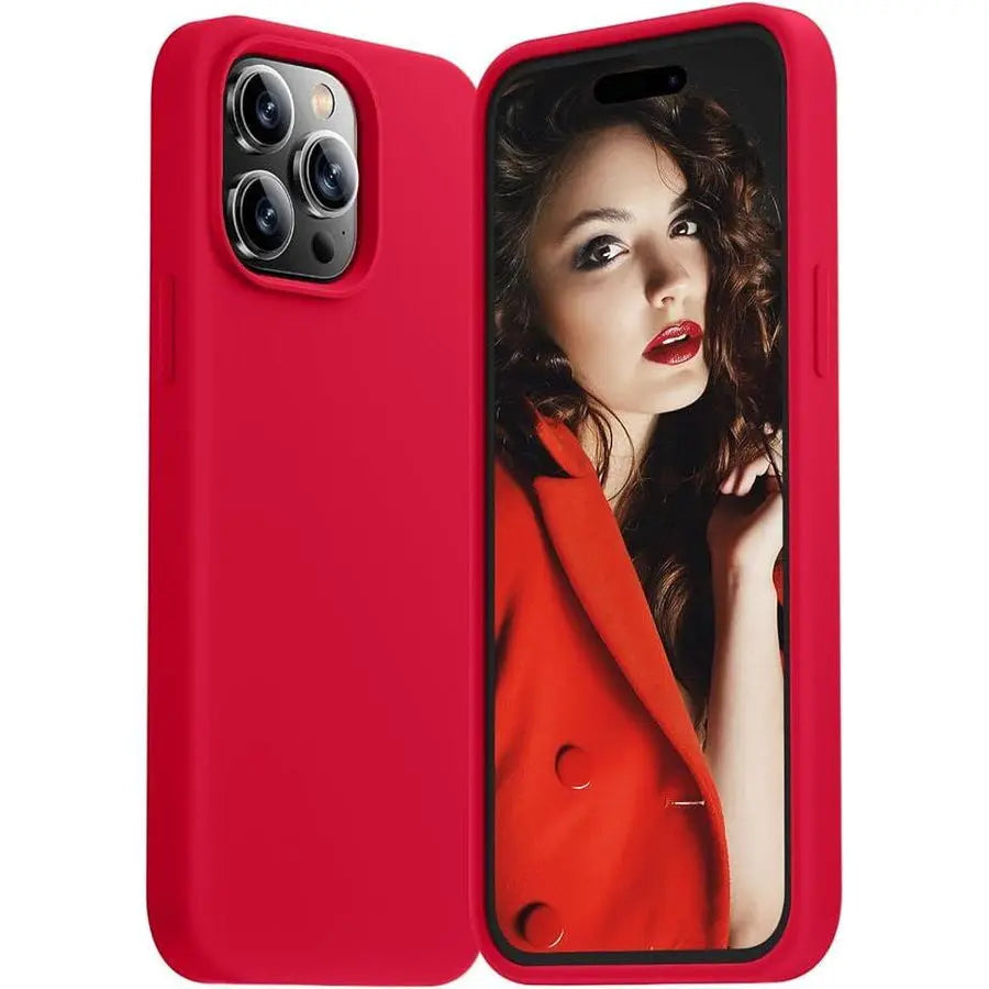 i15 Pro Max Silicone - Red