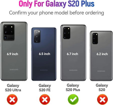 Entronix Heavy Duty Case for Samsung Galaxy S20 Plus, Triple-Layer & Full Protection, - Entro Retail
