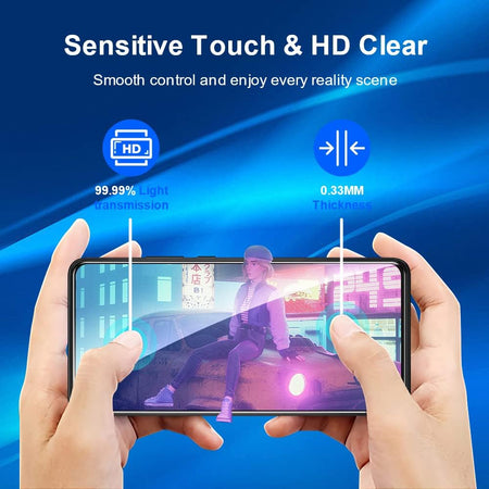 Entronix 2-Pack for Motorola G Pure, Clear Tempered Glass Screen Protector - Entro Retail
