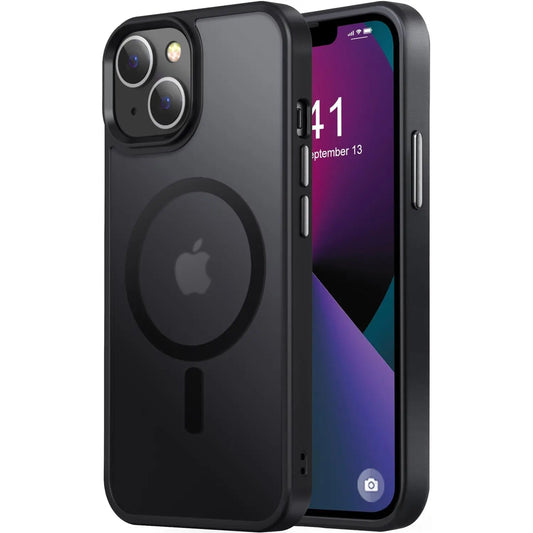 Entronix [Magnetic] Case Compatible with iPhone 15 Plus - Translucent Frosted Matte - Entronix