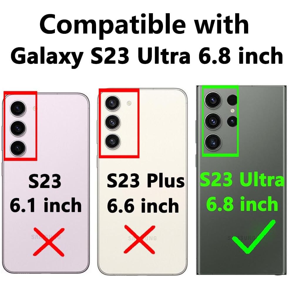 Entronix Heavy Duty Case for Samsung Galaxy S23 Ultra, Triple-Layer & Full Protection, - Entro Retail