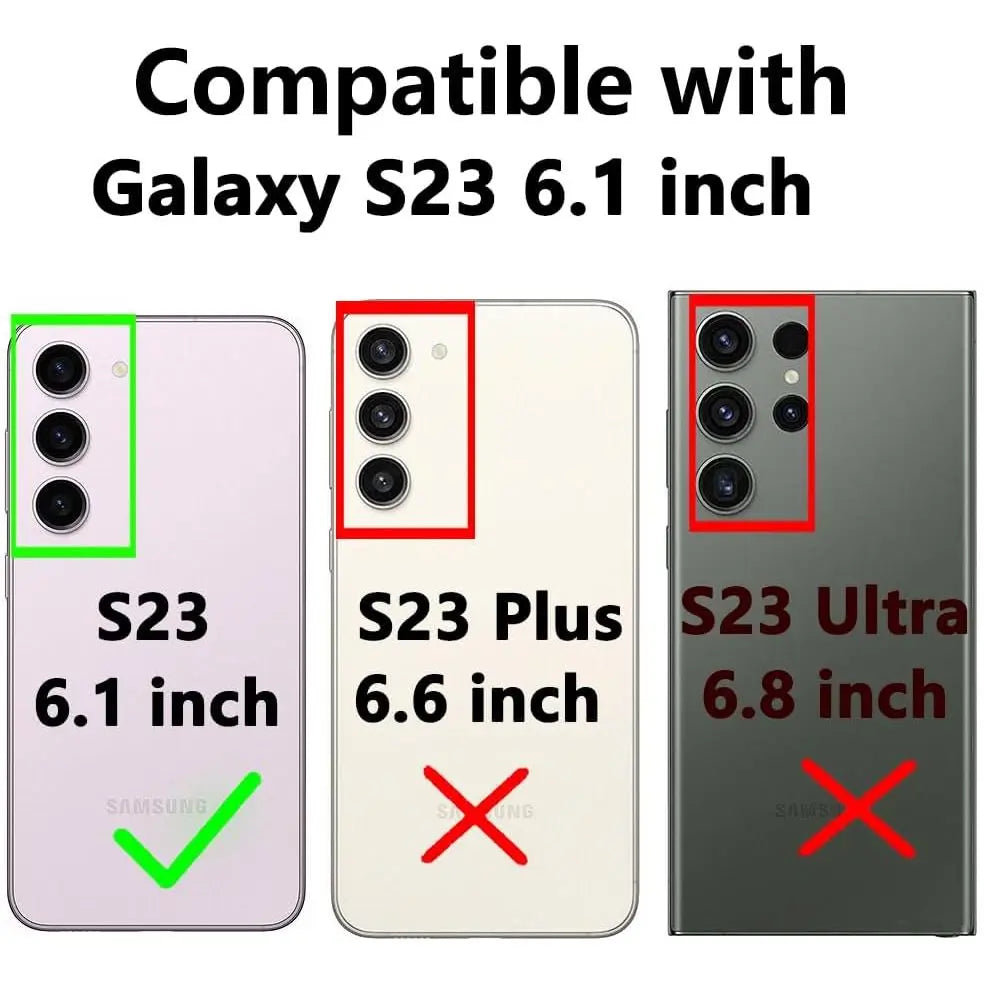 Entronix Heavy Duty Case for Samsung Galaxy S23, Triple-Layer & Full Protection, - Entro Retail