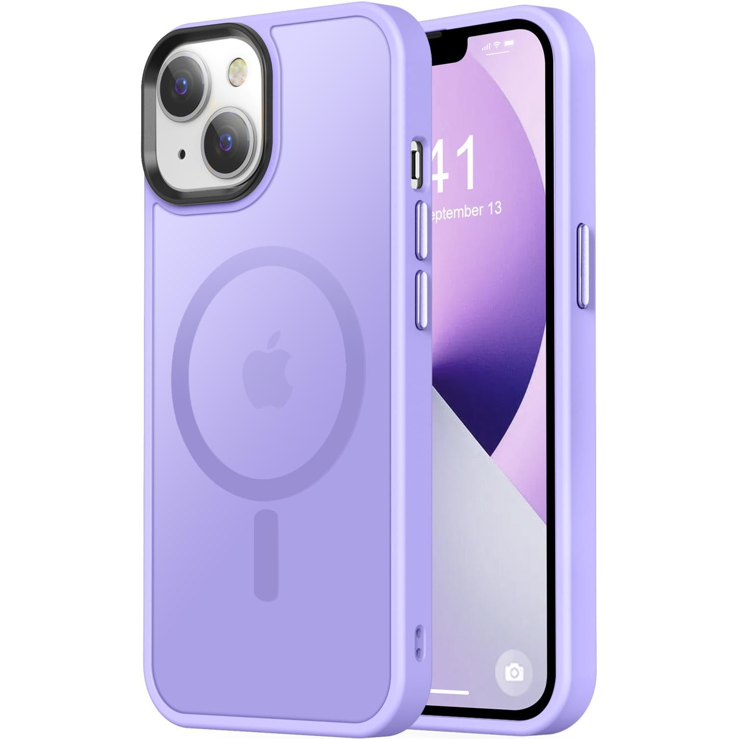 Entronix [Magnetic] Case Compatible with iPhone 15 Plus - Translucent Frosted Matte