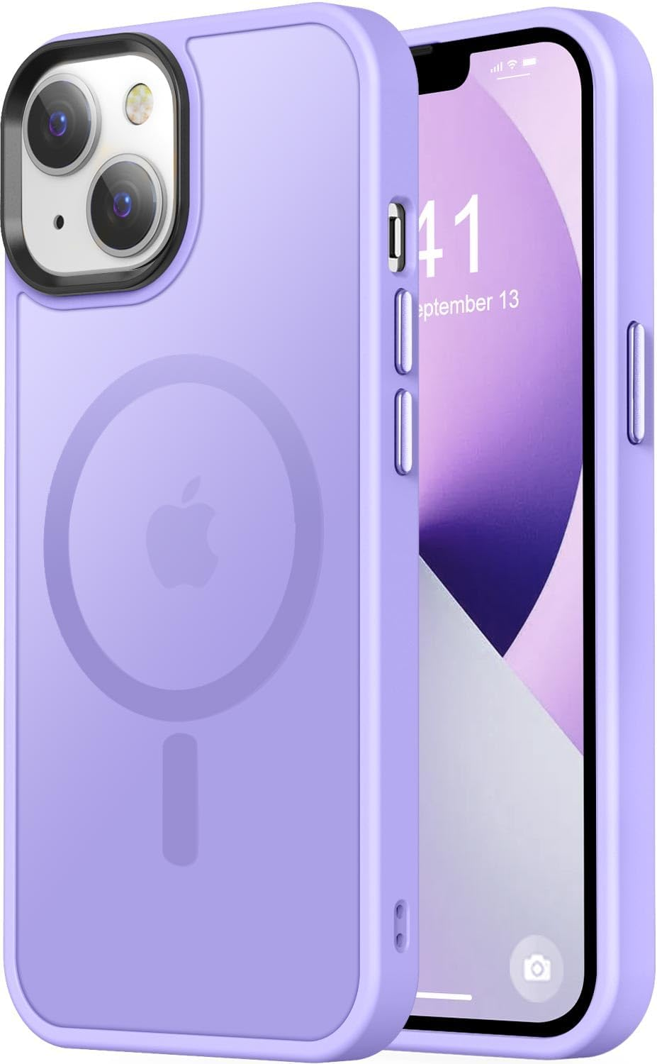 Entronix [Magnetic] Case Compatible with iPhone 15 Plus - Translucent Frosted Matte