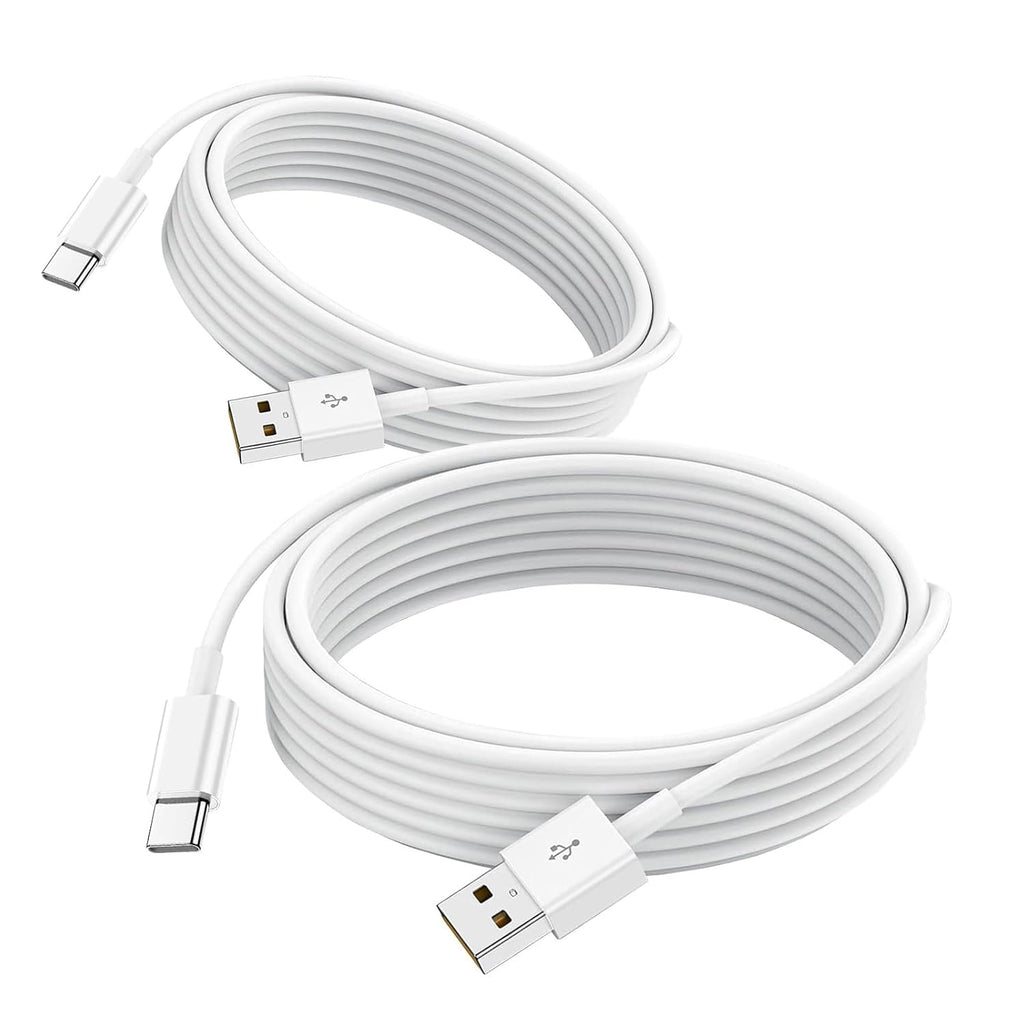Entronix USB-A to Type-C Charger Cable, 2-Pack [6FT] USB-C Cable Compatible with Android