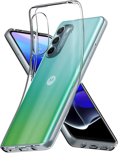 Entronix Clear Case for Motorola G Stylus 2022, Crystal Clear Transparent Bumper Cover - Entro Retail
