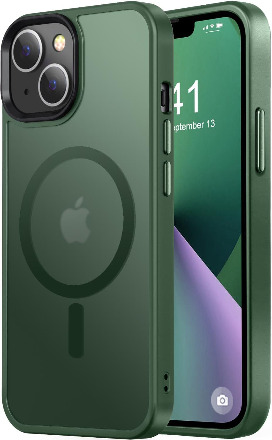 Entronix [Magnetic] Case Compatible with iPhone 15 Plus - Translucent Frosted Matte