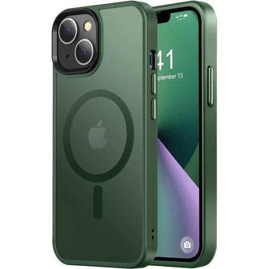 Entronix [Magnetic] Case Compatible with iPhone 15 Plus - Translucent Frosted Matte - Entronix