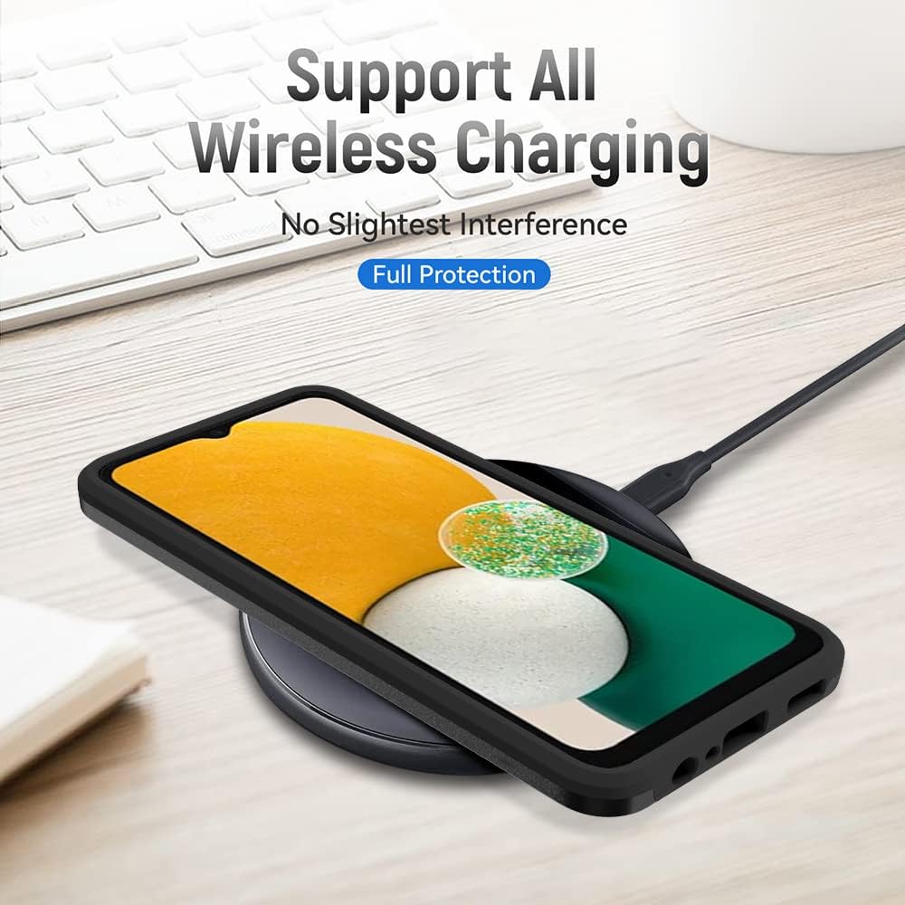 Entronix Bundle Compatible with Galaxy S24 - Soft-Touch Dual-Layer Case & 2 Clear Screen Protector