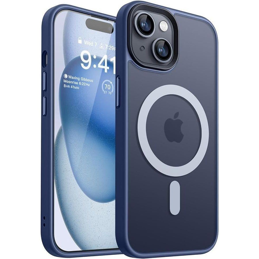 Entronix [Magnetic] Case Compatible with iPhone 14 Plus - Translucent Frosted Matte