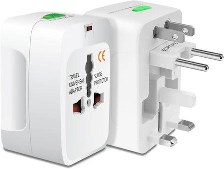 Wall Converter Euro to USA ZD1 2 PC