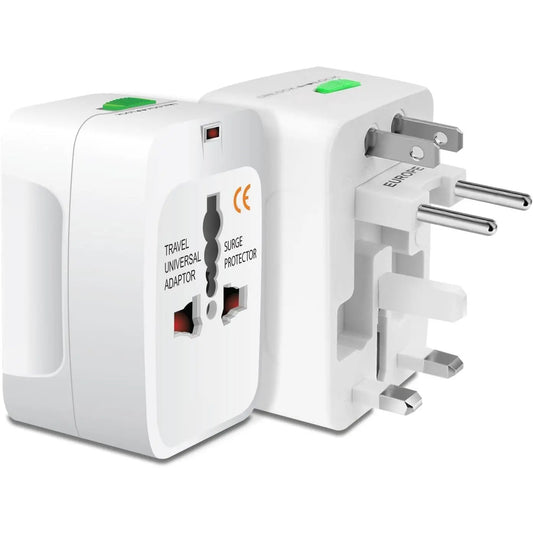 Wall Converter Euro to USA ZD1 2 PC