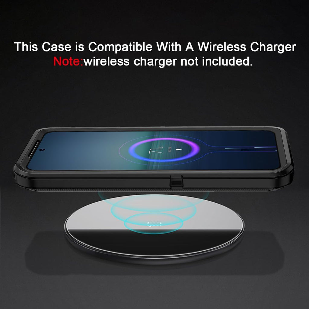 Entronix Bundle Compatible with Galaxy S25 - Heavy Duty Case & 2 Clear Screen Protectors
