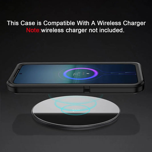 Entronix Bundle Compatible with Galaxy S25 - Heavy Duty Case & 2 Clear Screen Protectors - Entronix
