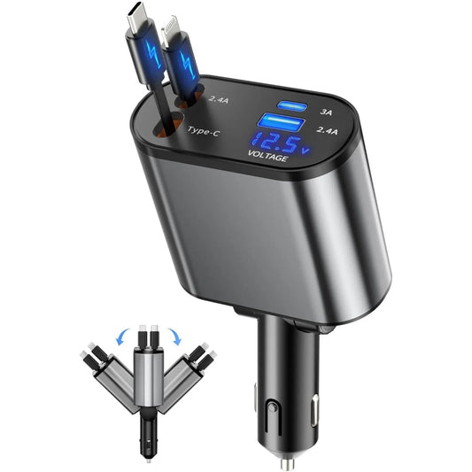 4 in 1 Car Adapter ZXC-C