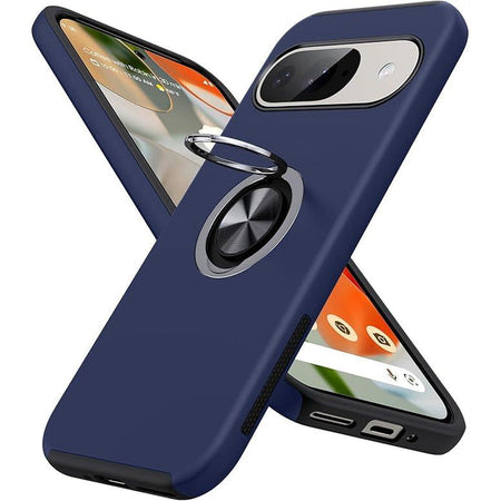 Entronix Google Pixel 9/9 Pro Case - 360º Circular Ring Holder, - Entronix