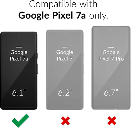 Entronix Heavy Duty Case for Google Pixel 7a, Triple-Layer & Full Protection, - Entro Retail