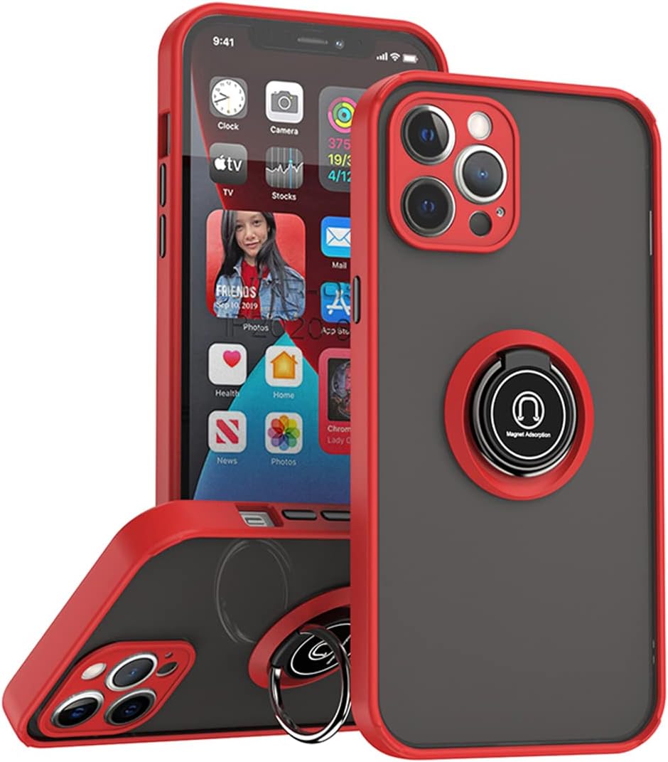 Entronix Apple iPhone 11 Pro Matte Ring Holder Case - Entro Retail