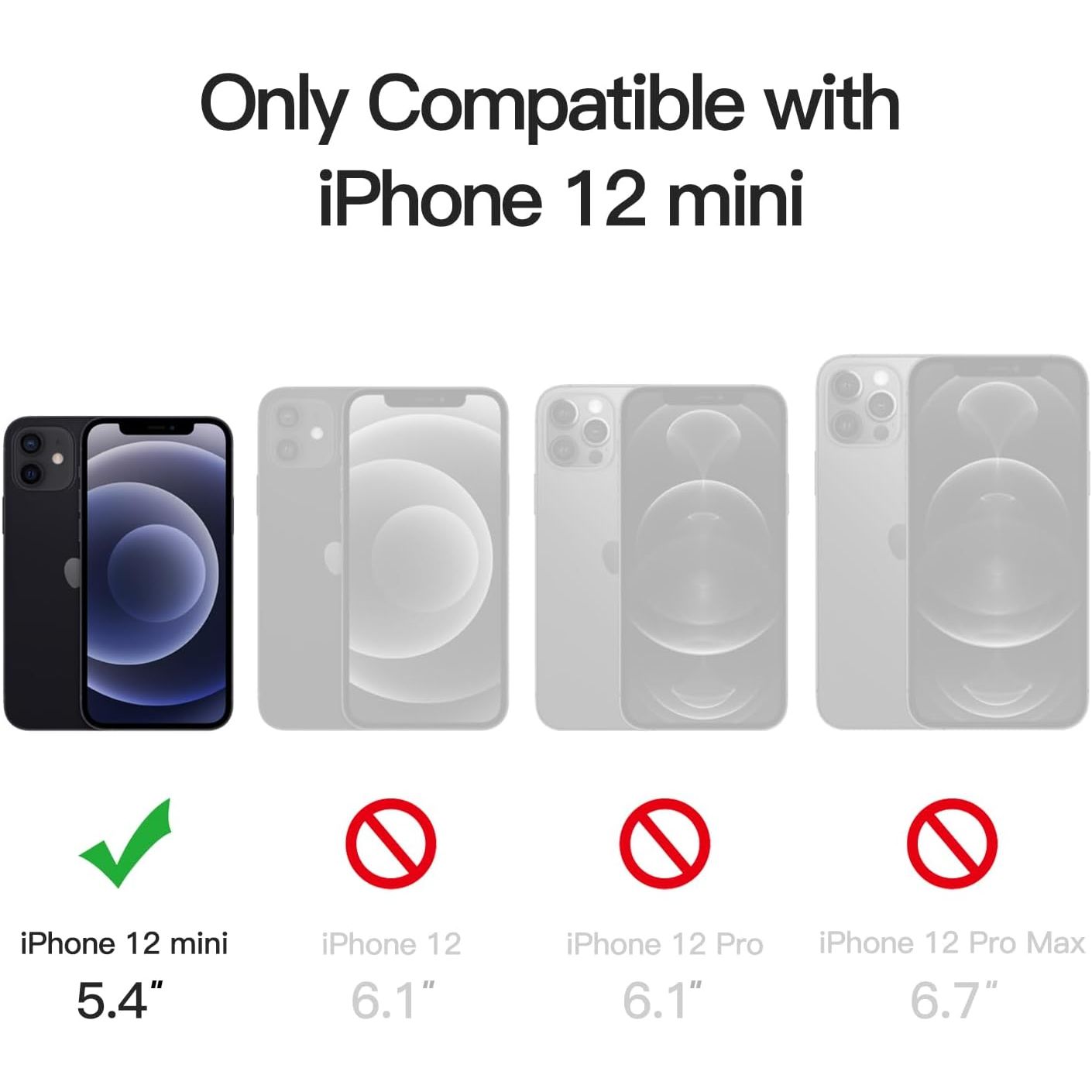 Entronix 2-Pack for Apple iPhone 12 Mini, Clear Camera Lens Protector, Easy Installation - Entro Retail