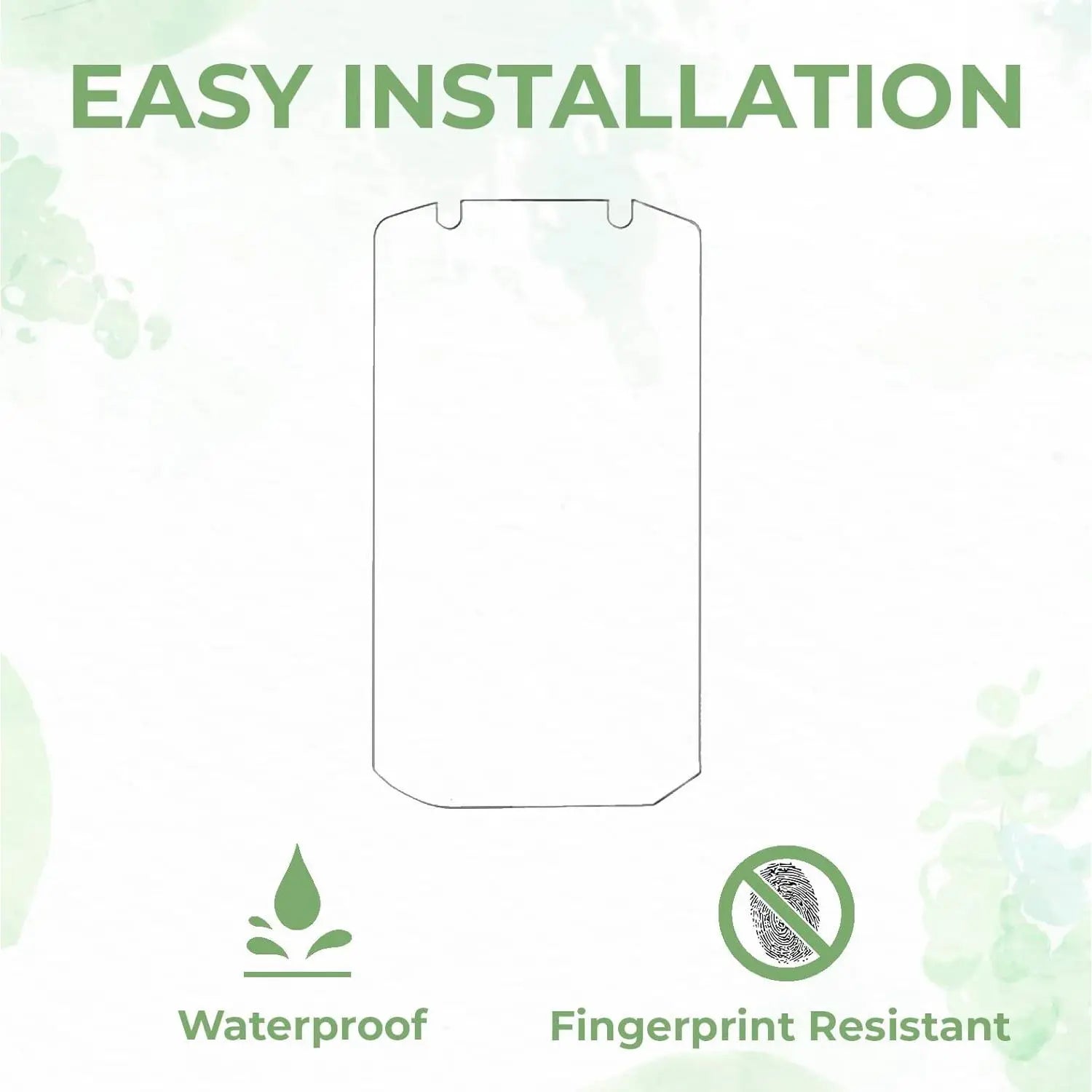 Entronix Clear Screen Protector Compatible with Zebra Scanner TC77 - 2-Piece Combo - Entronix