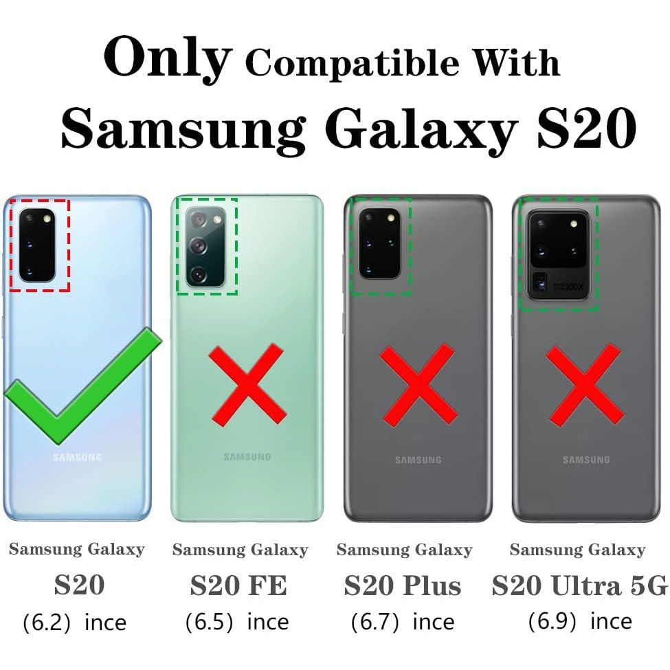 Entronix Heavy Duty Case for Samsung Galaxy S20, Triple-Layer & Full Protection, - Entro Retail