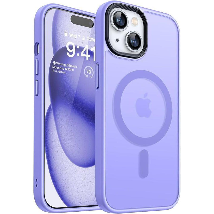 Entronix [Magnetic] Case Compatible with iPhone 14 Plus - Translucent Frosted Matte