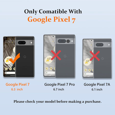 Entronix 2-Pack for Google Pixel 7, Clear Tempered Glass Screen Protector - Entro Retail