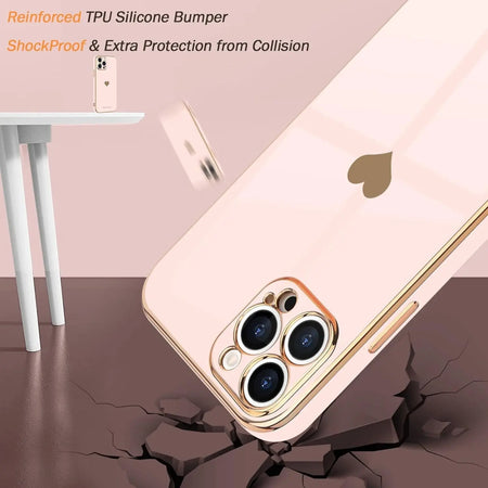 Entronix Apple iPhone 15/14/13 Case - [Smile Everyday] Luxury Heart, - Entronix