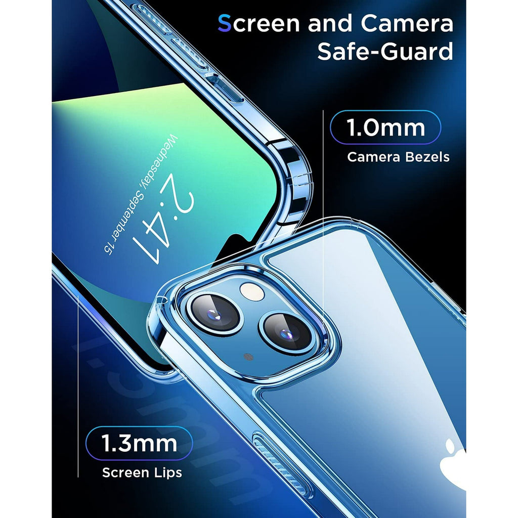 Entronix Case Compatible with iPhone 14 Plus - [Hard Back] Slim Clear