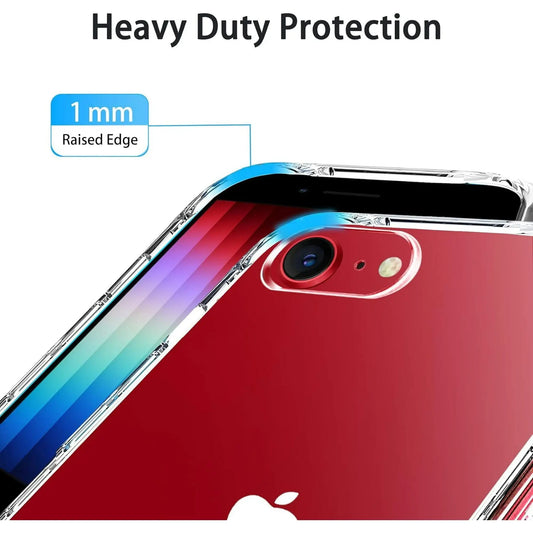 Entronix Case Compatible with iPhone 7/ 8/ SE - [Hard Back] Slim Clear - Entronix
