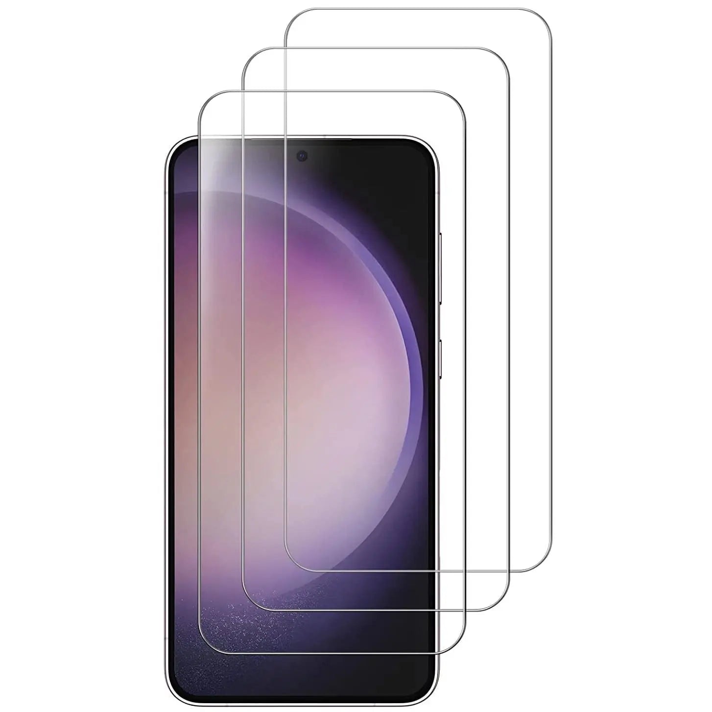 Entronix Case Tempered Glass Screen Protector Designed for Samsung Galaxy A70 Glass, Anti Scratch, Bubble Free with Easy Installation, Pack of 3 - Entro Retail