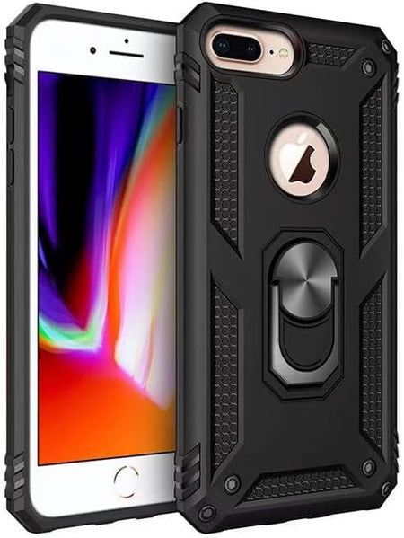 Entronix Apple iPhone 8 Plus/7 Plus Case - Guard Ring Holder, Dual Layer Protection - Entro Retail