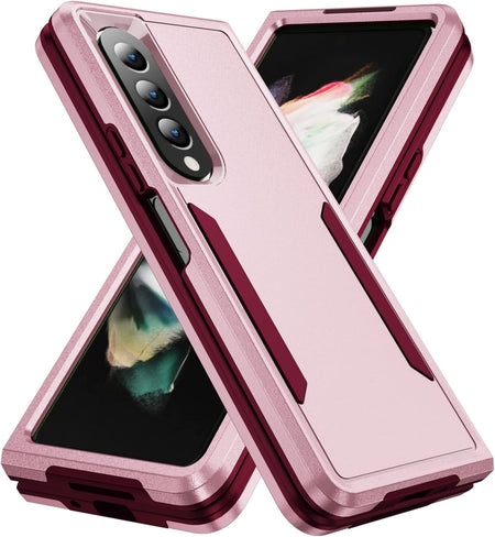 Entronix Case Designed for Samsung Galaxy Z Fold 4 Heavy Duty Case, Dual Layer Protection Shockproof Dropproof Dustproof Anti-Scratch Case - Entro Retail