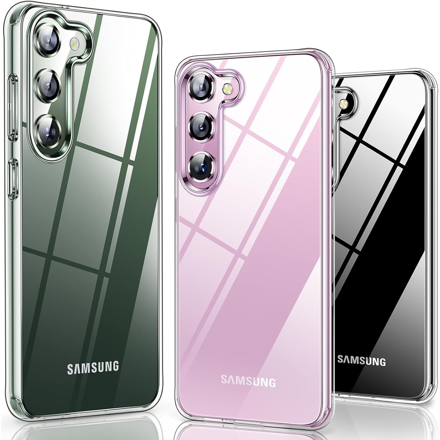 Entronix Clear Case for Samsung Galaxy, Crystal Clear Transparent Bumper Cover - Entro Retail