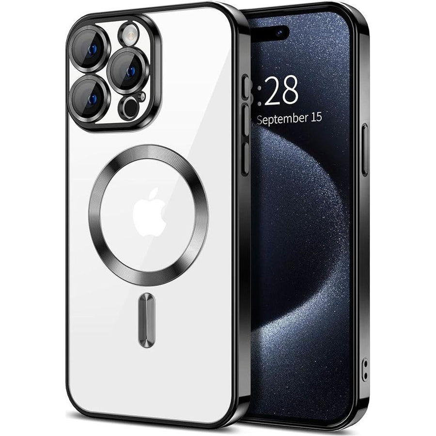 Entronix Apple iPhone 16 Pro Max [Magnetic-Compatible] Case - Clear & Shiny, - Entro Retail